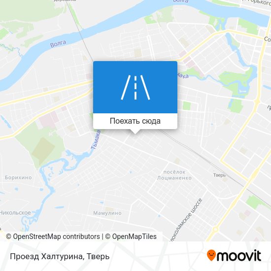 Карта Проезд Халтурина