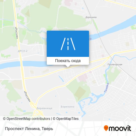 Карта Проспект Ленина