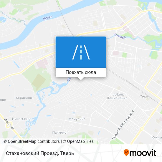 Карта Стахановский Проезд