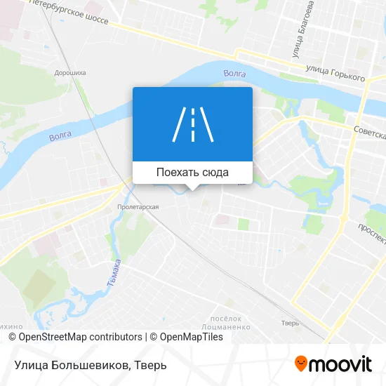 Карта Улица Большевиков