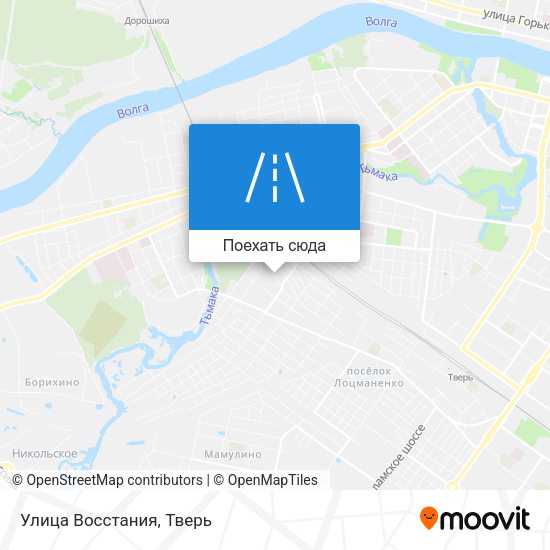 Карта Улица Восстания