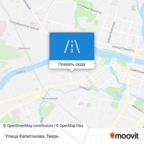 Карта Улица Капитонова