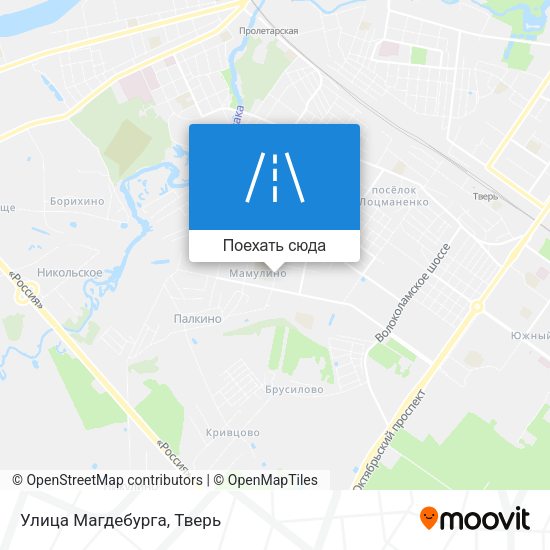 Карта Улица Магдебурга
