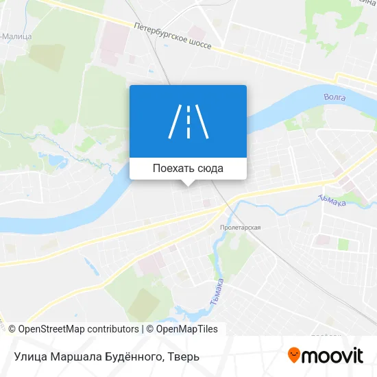 Карта Улица Маршала Будённого