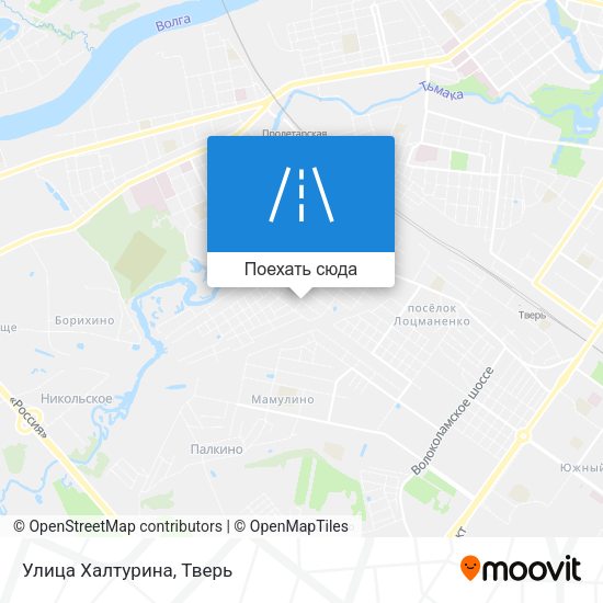 Карта Улица Халтурина