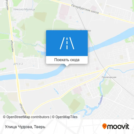 Карта Улица Чудова
