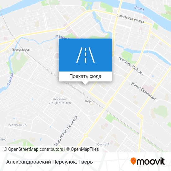 Карта Александровский Переулок
