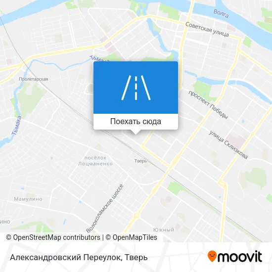 Карта Александровский Переулок