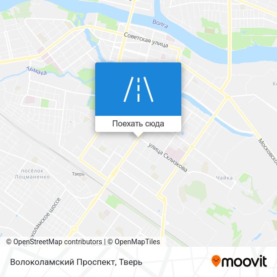 Карта Волоколамский Проспект