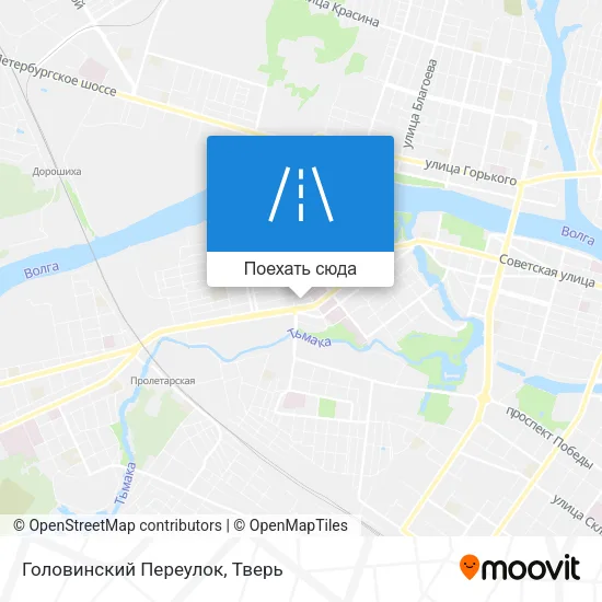 Карта Головинский Переулок