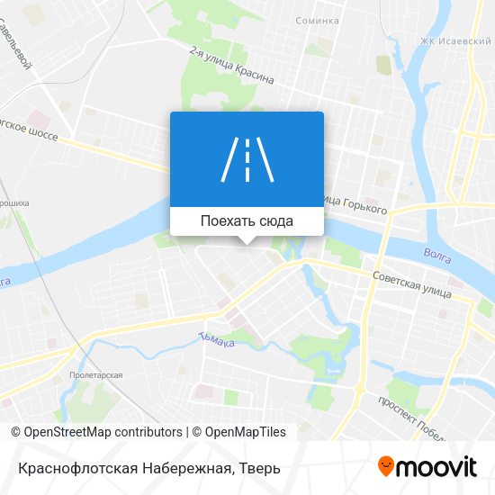Карта Краснофлотская Набережная