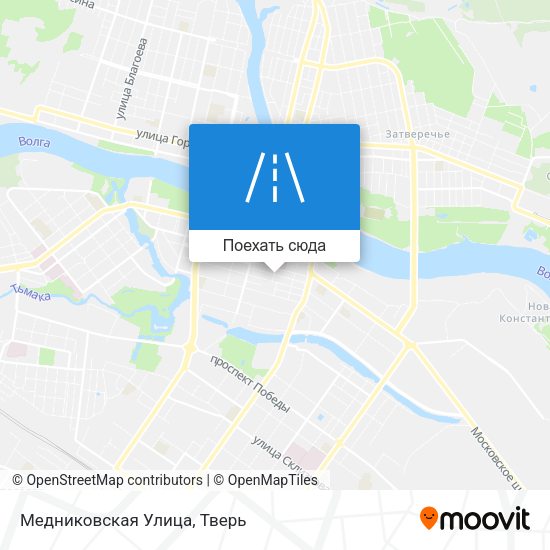 Карта Медниковская Улица