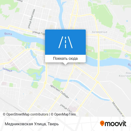 Карта Медниковская Улица
