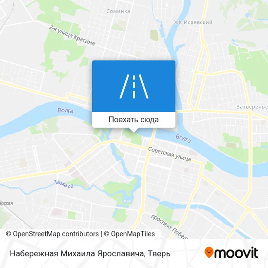 Карта Набережная Михаила Ярославича