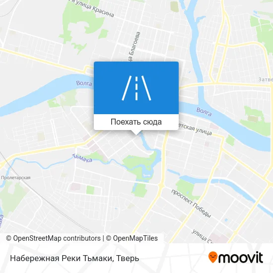 Карта Набережная Реки Тьмаки