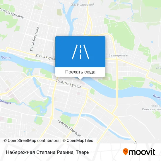 Карта Набережная Степана Разина