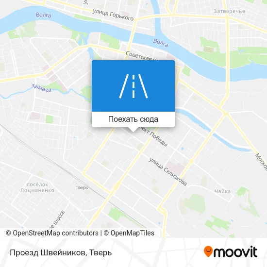 Карта Проезд Швейников
