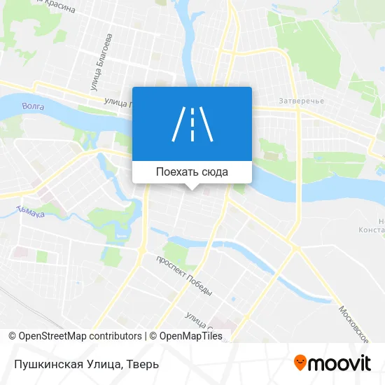 Карта Пушкинская Улица