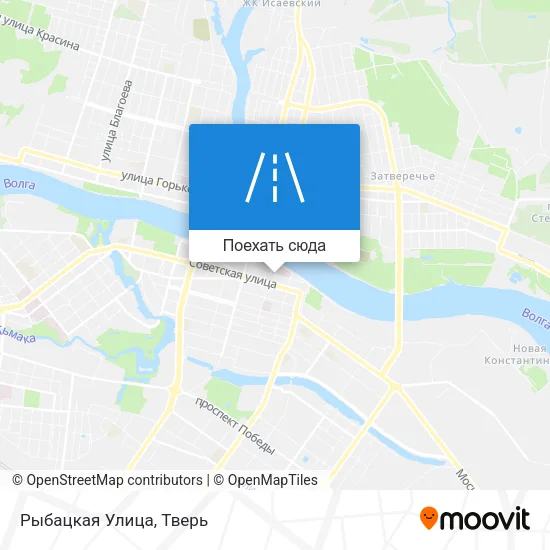Карта Рыбацкая Улица