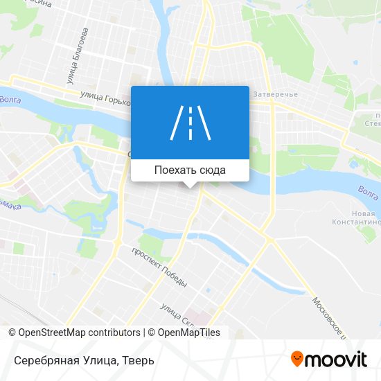 Карта Серебряная Улица