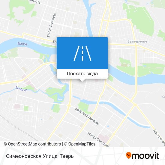 Карта Симеоновская Улица