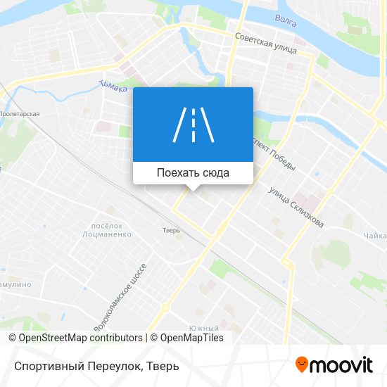 Карта Спортивный Переулок