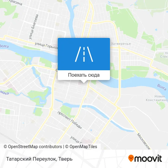 Карта Татарский Переулок