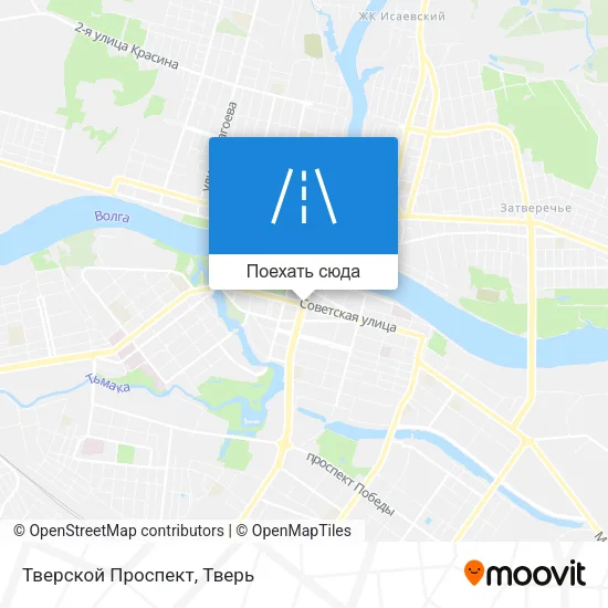 Карта Тверской Проспект