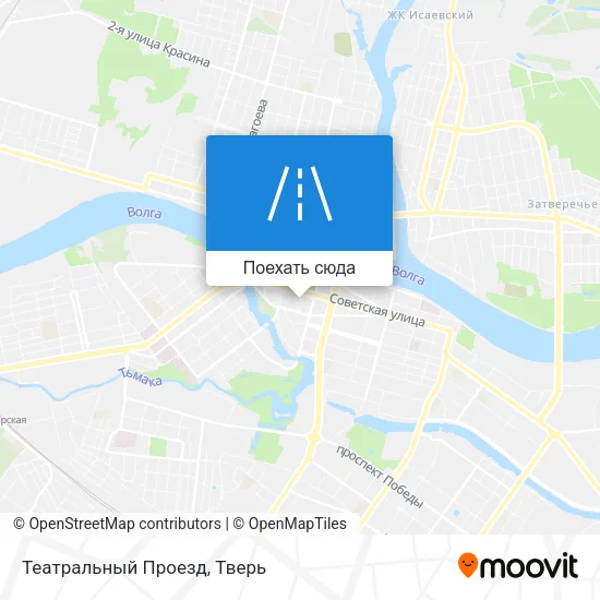 Карта Театральный Проезд