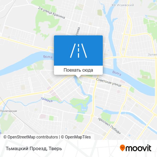 Карта Тьмацкий Проезд