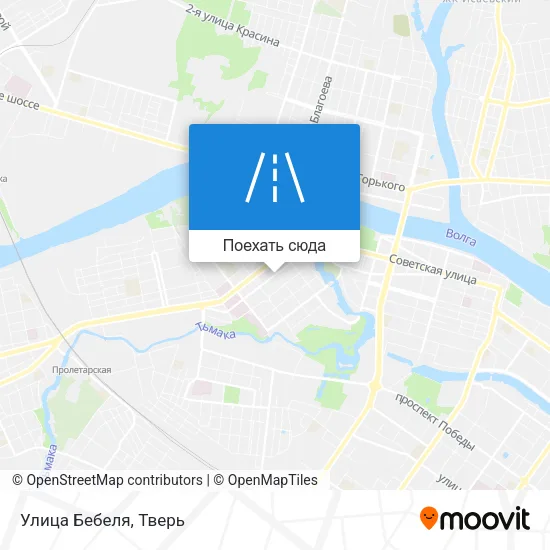 Карта Улица Бебеля