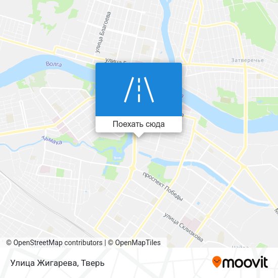 Карта Улица Жигарева