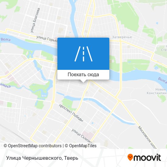Карта Улица Чернышевского