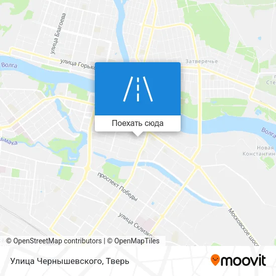 Карта Улица Чернышевского