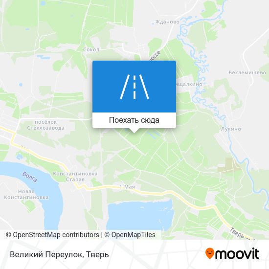 Карта Великий Переулок