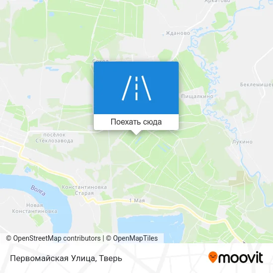 Карта Первомайская Улица