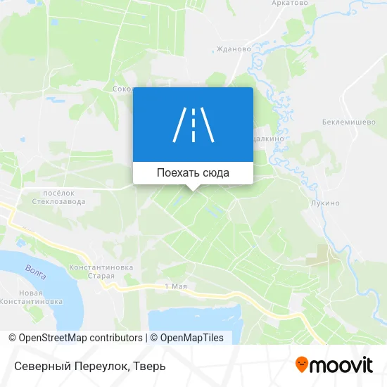 Карта Северный Переулок