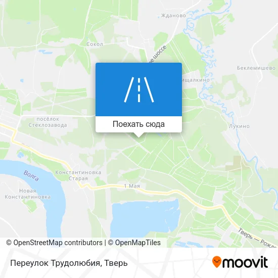 Карта Переулок Трудолюбия