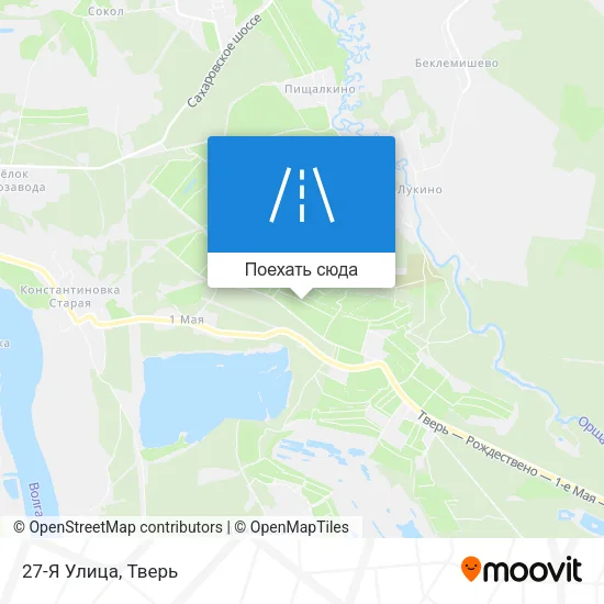 Карта 27-Я Улица