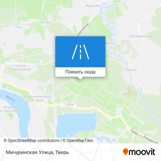 Карта Мичуринская Улица