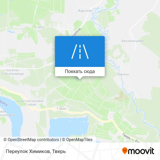 Карта Переулок Химиков