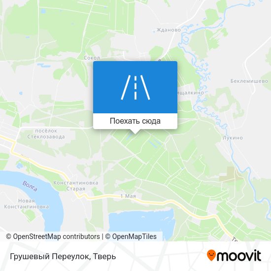 Карта Грушевый Переулок
