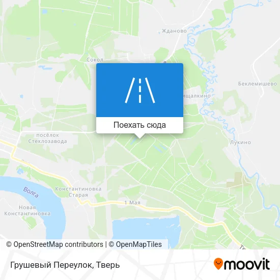 Карта Грушевый Переулок