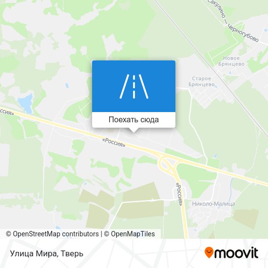 Карта Улица Мира