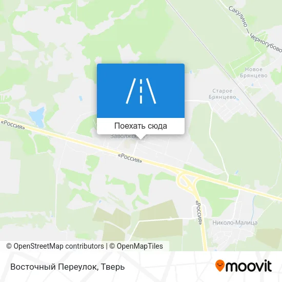 Карта Восточный Переулок