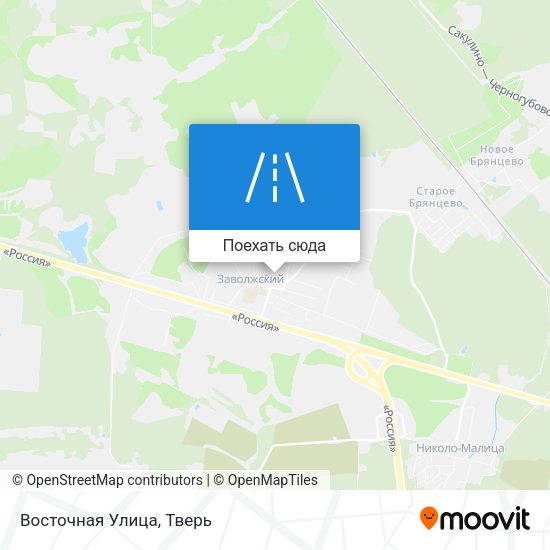 Карта Восточная Улица