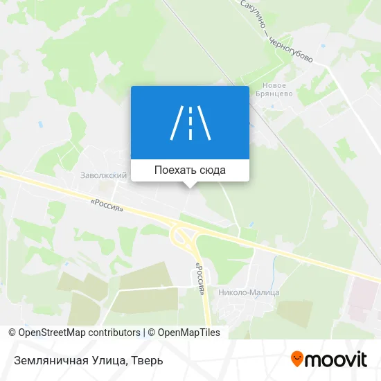 Карта Земляничная Улица