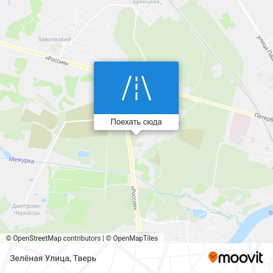 Карта Зелёная Улица