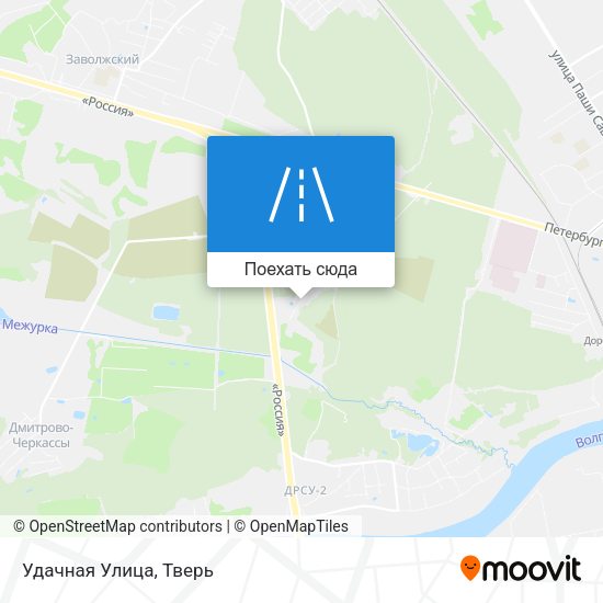 Карта Удачная Улица
