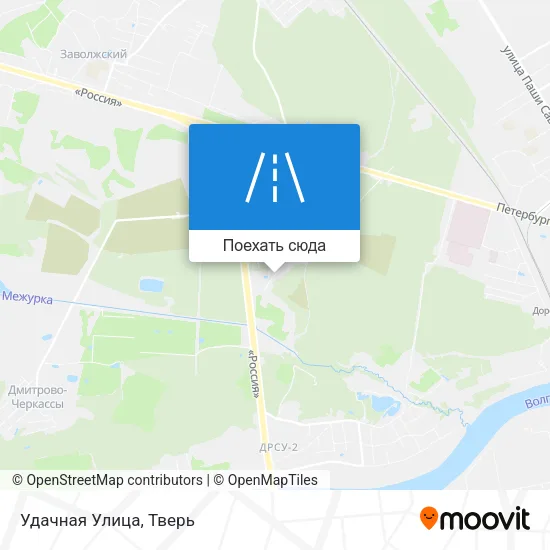 Карта Удачная Улица